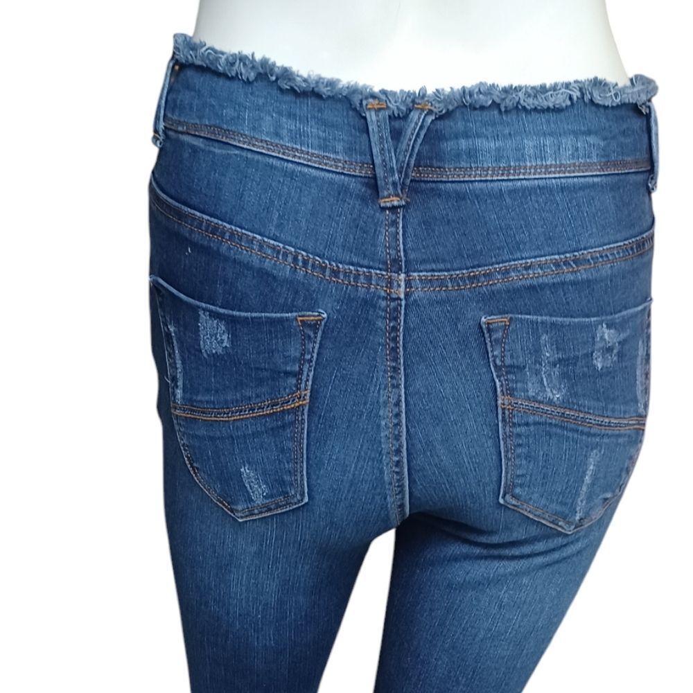 8134.....Women's Nine Planet Skinny Jeans Size 3, W25"  26"Inseam  8 1/2"Rise - Picture 4 of 6
